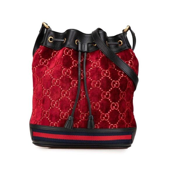 Pre Loved gucci Women red | red Crossbody Bags - Picture 1 of 8